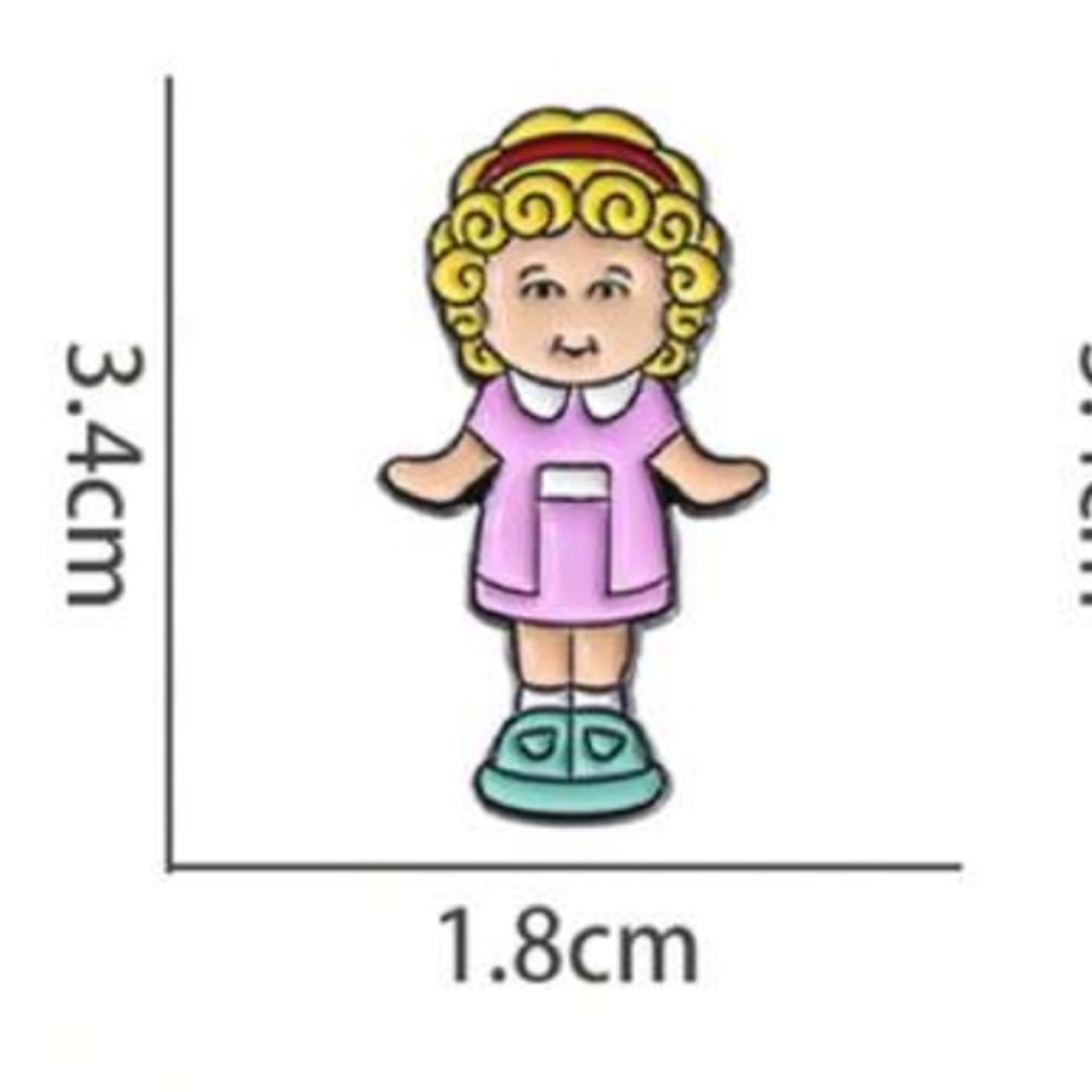 Blond Polly pocket enamel pin - Picture 5 of 5